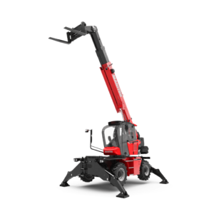 Manipulador telescópico giratorio